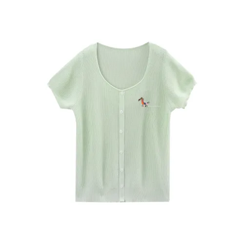 A paradise for awakening Трикотаж Женский Зеленый