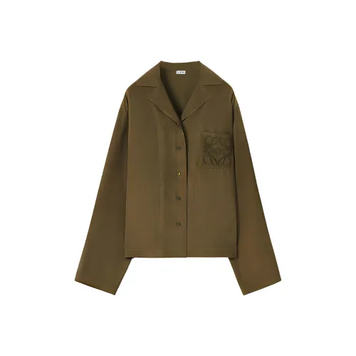 LOEWE Dry Зеленые Женские Рубашки