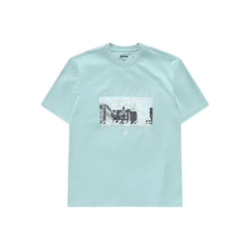 FILA FUSION T Рубашка Женская Кремовая Серый Зеленый