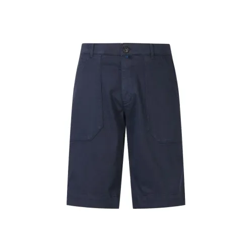 Corneliani Темно-синие мужские повседневные шорты