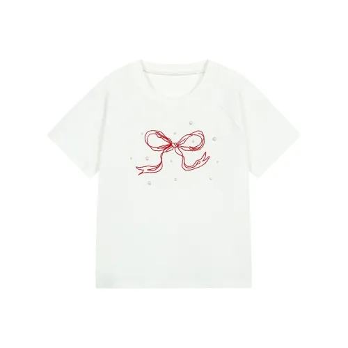 AooRaa Белые Женские Футболки