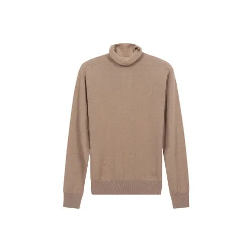 EMPORIO ARMANI FW21 Трикотаж Женский Коричневый Бежевый