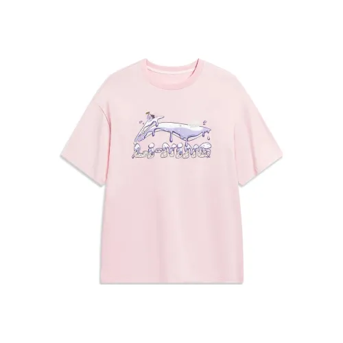 LINING Sports Fashion Collection Розовые Женские Футболки