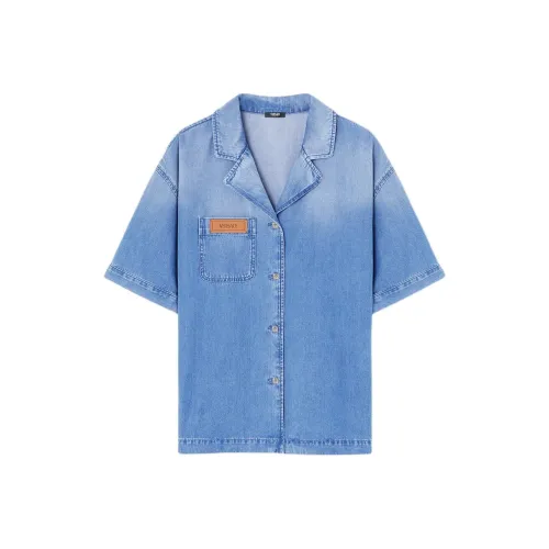 VERSACE Синие Женские Рубашки