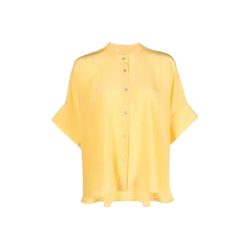 BARBA Рубашка Женская Лимонно-Желтая