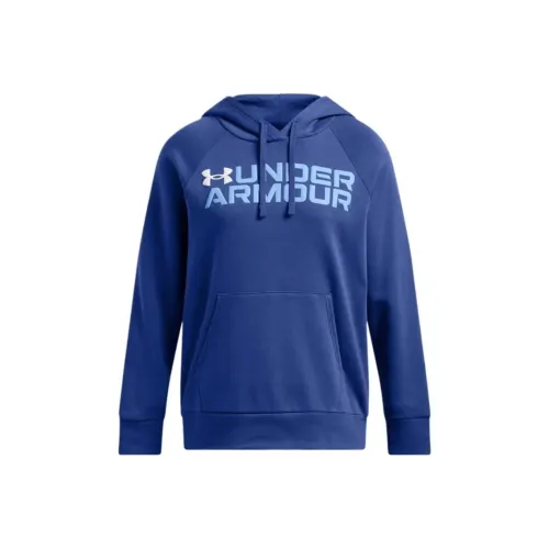 Under Armour Rival FleeceWordmark UA Толстовка Толстовка Женская Технология Синий