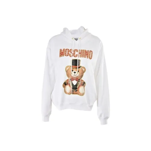 MOSCHINO Экрю Женские Свитшоты