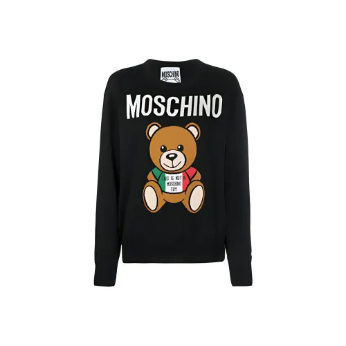 MOSCHINO Черные Женские Свитшоты