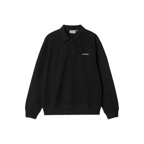 Carhartt WIP Vance Rugby Shirt Rugby Jersey Men's Black