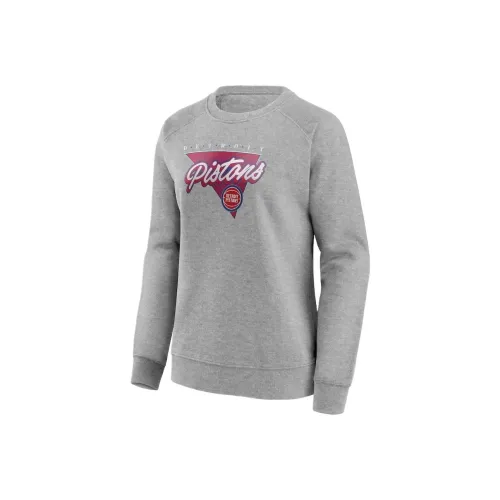 NBA Свитшот Detroit Pistons Женский Серый