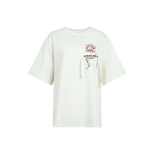 Valeria Obbaco Белая унисекс футболка