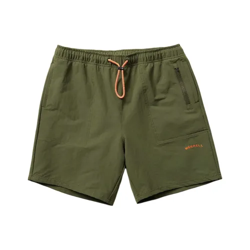 MERRELL Hayes Повседневные шорты Мужские Темно-оливковые