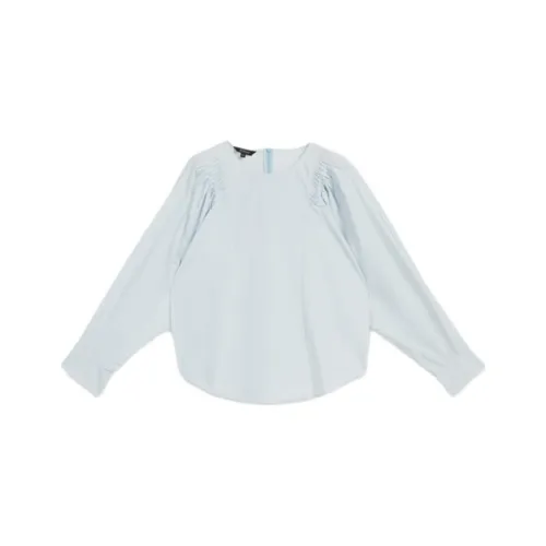 Yiner SS24 Рубашка Женская Колокольчик Синий