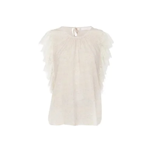 SEE BY CHLOE Розовые Женские Т-рубашки