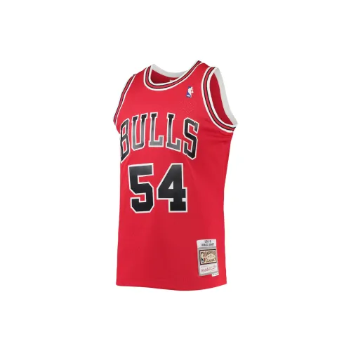 NBA x MITCHELL NESS Баскетбольная Джерси Фанатская версия Джерси Chicago Bulls Мужская Красная