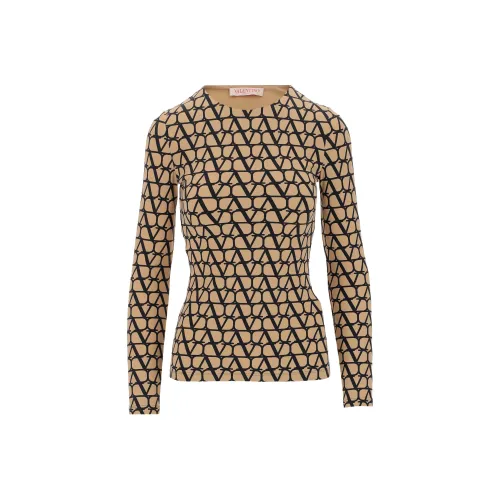 Valentino Бежевые Женские T-рубашки