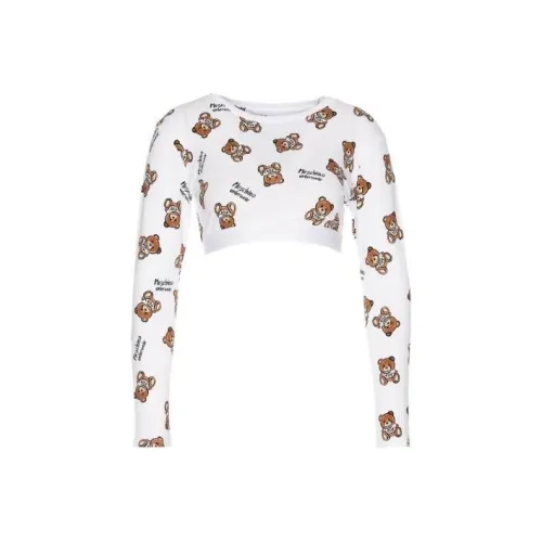 MOSCHINO Белые Женские Футболки