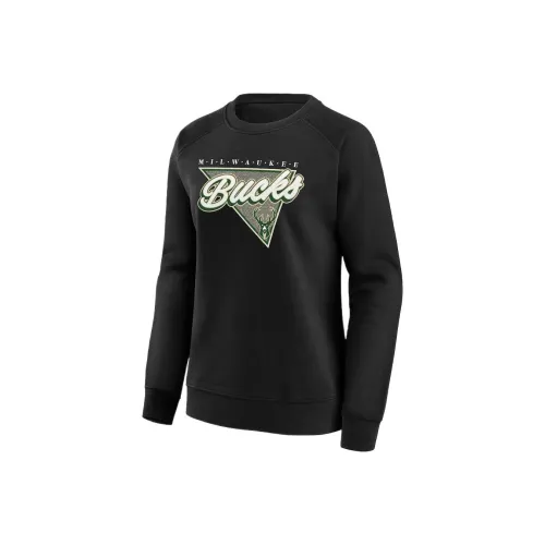 NBA Milwaukee Bucks Fanatics BUY Спина Толстовка Женские Черный