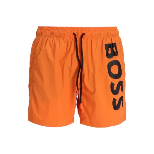 Hugo Boss Повседневные шорты Мужские Оранжевые