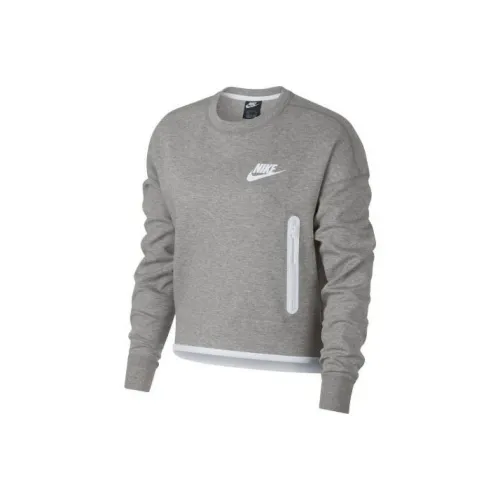 NIKE Серые Женские Свитшоты