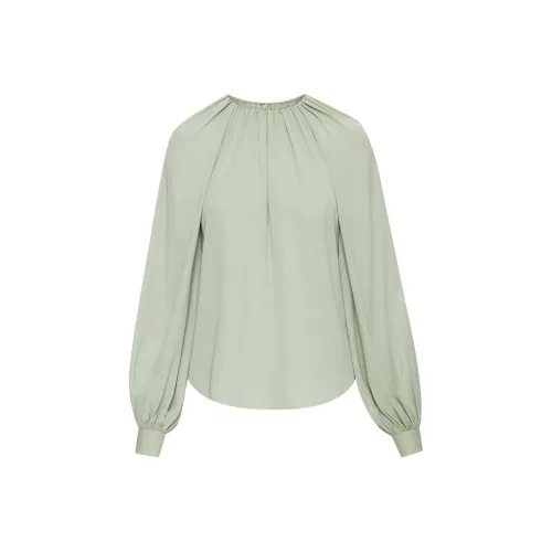 Oscar De La Renta SS24 Рубашка Женская Eucalyptus