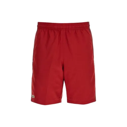 LACOSTE Повседневные шорты Мужские Красные