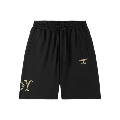 Boy London Повседневные шорты Унисекс Черные