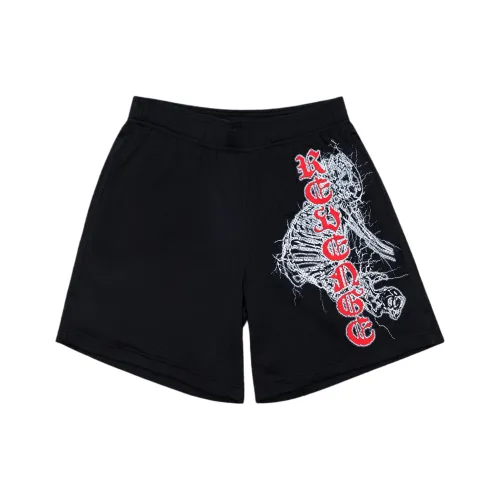 Revenge FW24 Повседневные шорты Унисекс Черный