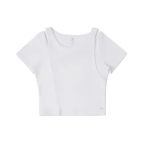 Конверс Обычный T Рубашка Женская Белая
