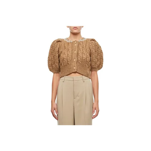 SIMONE ROCHA Коричневый Женские Свитеры