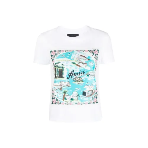 AMIRI Белые Женские Футболки