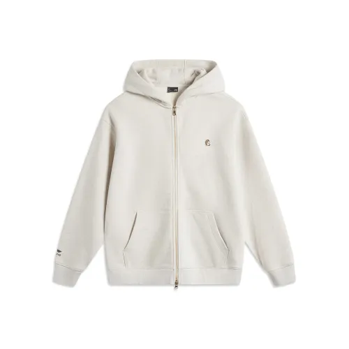 LINING Sports Fashion Collection Приглушенный серый с текстурой вереска Женские Толстовки