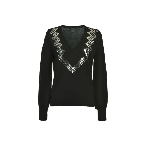 PINKO Черный Женские Кашемировые Свитеры