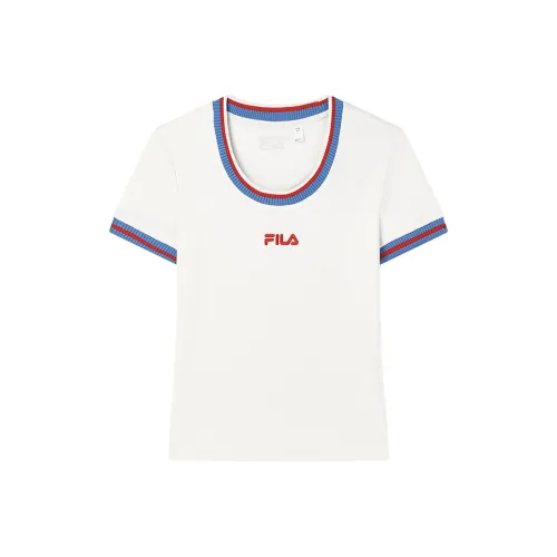 FILA Облачный белый Женские Футболки