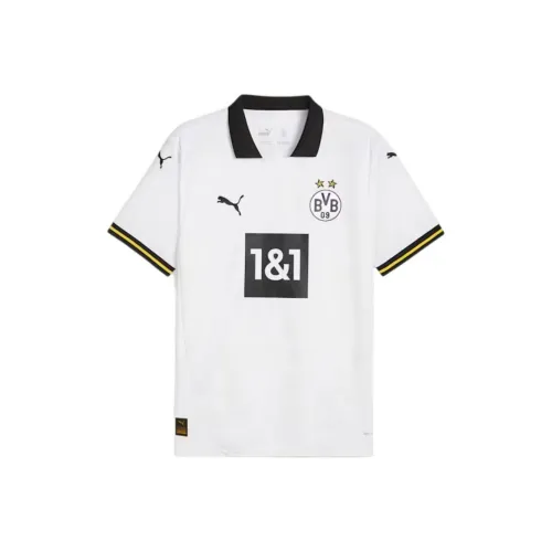 PUMA Borussia Dortmund SS24 Футбол Джерси Мужской Белый