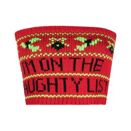 PHILOSOPHY DI LORENZO SERAFINI Красный Женский Топ без бретелек