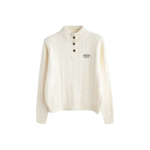 Tonlion Экрю Женские Свитера