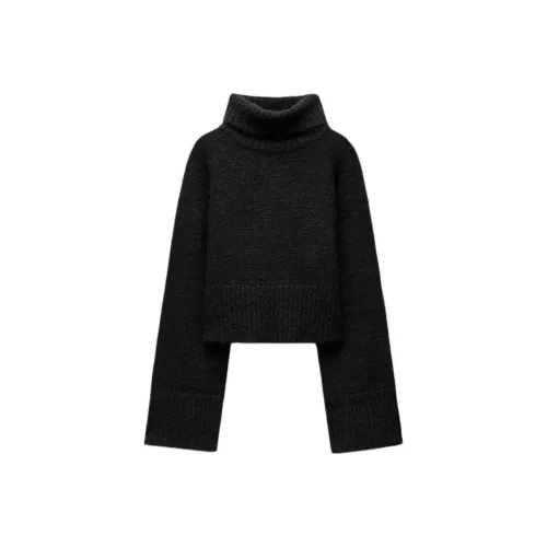 ZARA Черные Женские Свитеры