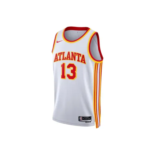 NBA x Nike Atlanta Hawks Баскетбольная Джерси Унисекс Белая