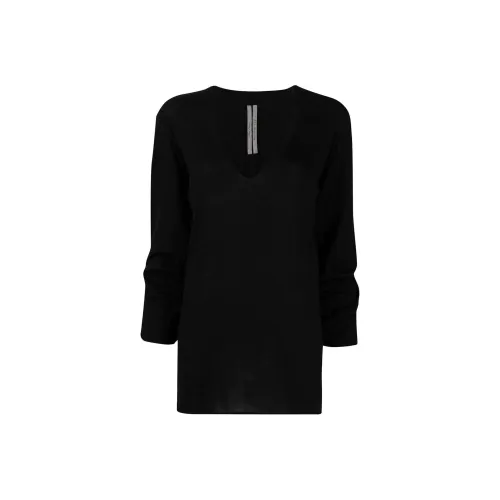 RICK OWENS Черный Женские Кашемировые Свитеры