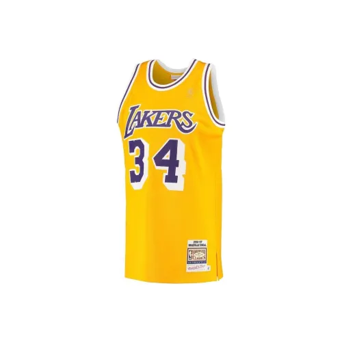 MITCHELL NESS Шакил О'Нил Баскетбольная Джерси Мужская Желтая