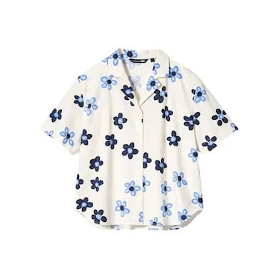 UNIQLO x Marimekko совместная рубашка Женская Белая