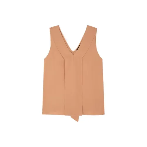 Theory Оранжево-розовые Женские Рубашки