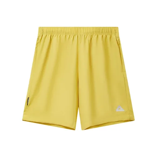 PEAK Повседневные шорты Унисекс Горчично-желтые