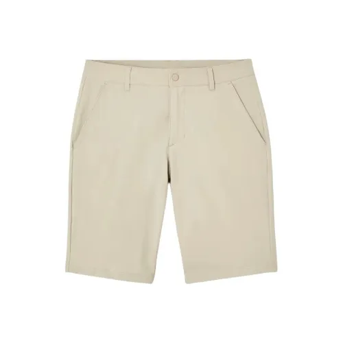 DECATHLON Повседневные шорты Мужские Светло-белый Лаймово-серый