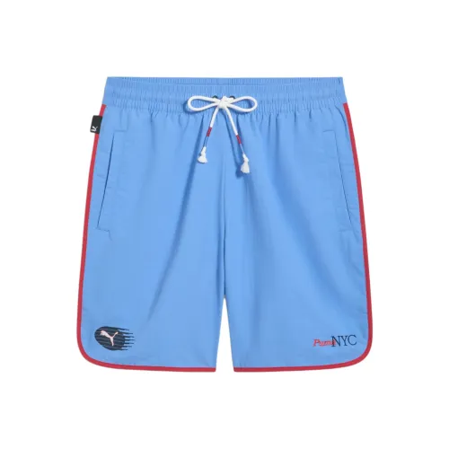PUMA NYC Бег LapsSHORTS Повседневные шорты Мужские Небесно-голубые