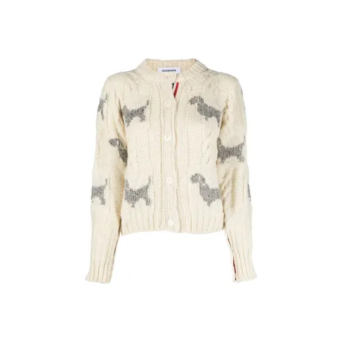 THOM BROWNE Белые Женские Свитеры