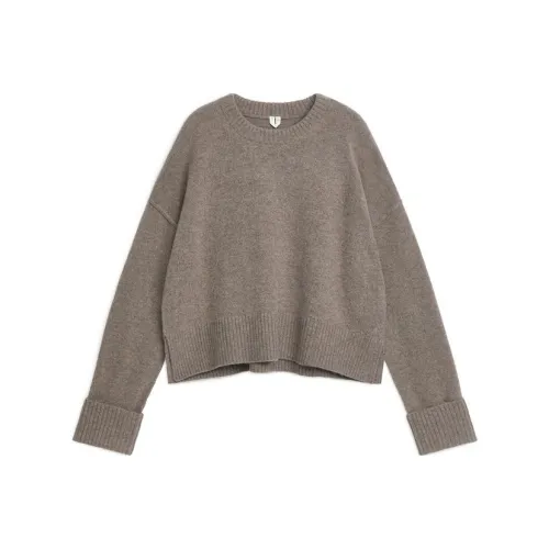 ARKET Свитер Женский Светло-Коричневый