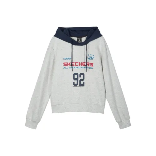 Skechers Свитшот Женский Светло-Серый