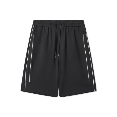 Cabbeen Повседневные шорты Мужские Угольный черный 01